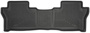 Honda Pilot Floor Mats - Rear - Husky Liners - WeatherBeater - Black - 2016